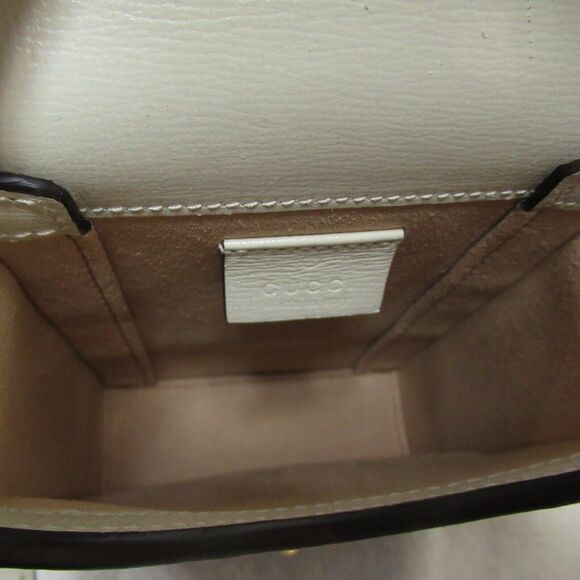 Gucci Horsebit Shoulder Bag Canvas Gg #126433G11B - Picture 5 of 10